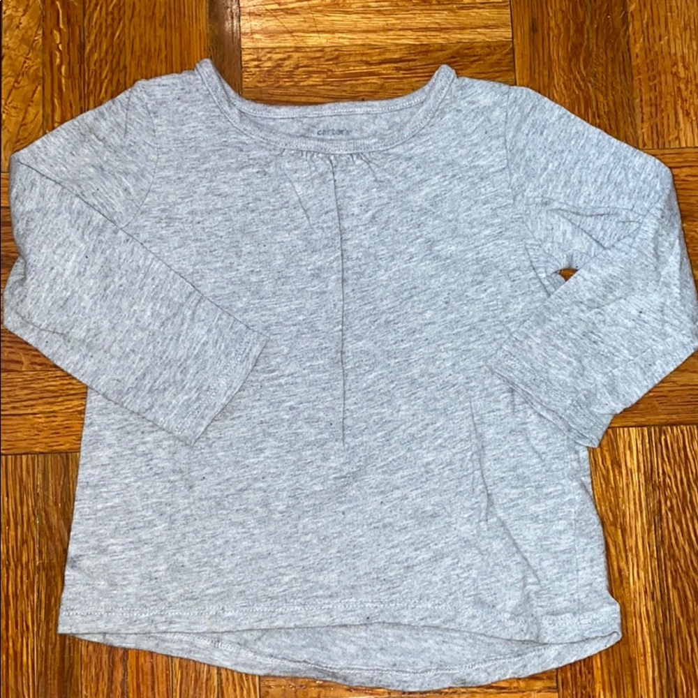 Carter’s long sleeve grey shirt